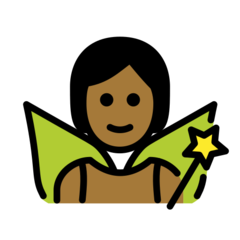 fairy-openmoji_medium-dark-skin-tone_1f9da-1f3fe_1f3fe