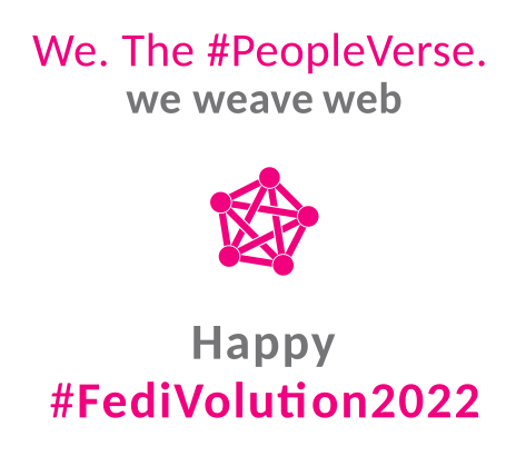 We. The PeopleVerse. We weave web. Happy 2022!