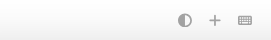 The black/white disk on the left is the toggle